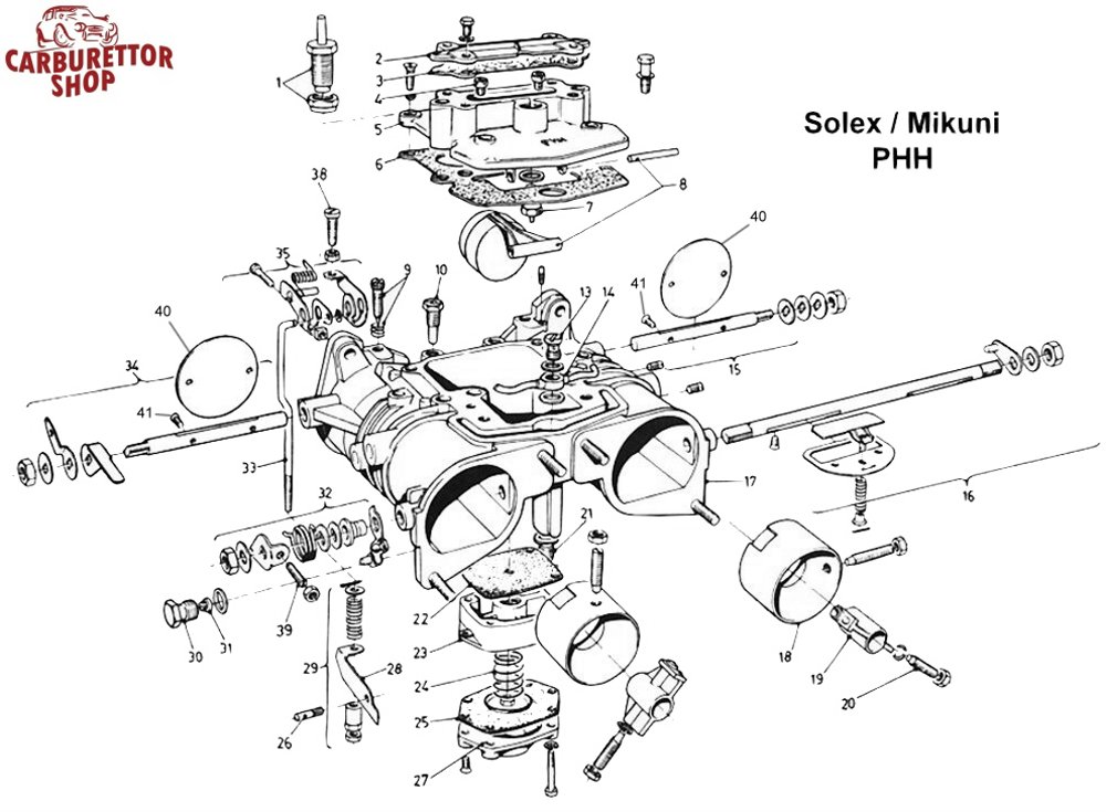 carburateur solex c35 phh