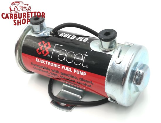 476087E Facet Silver Top Fuel Pump and Malpassi Filter King Regulator Kit 