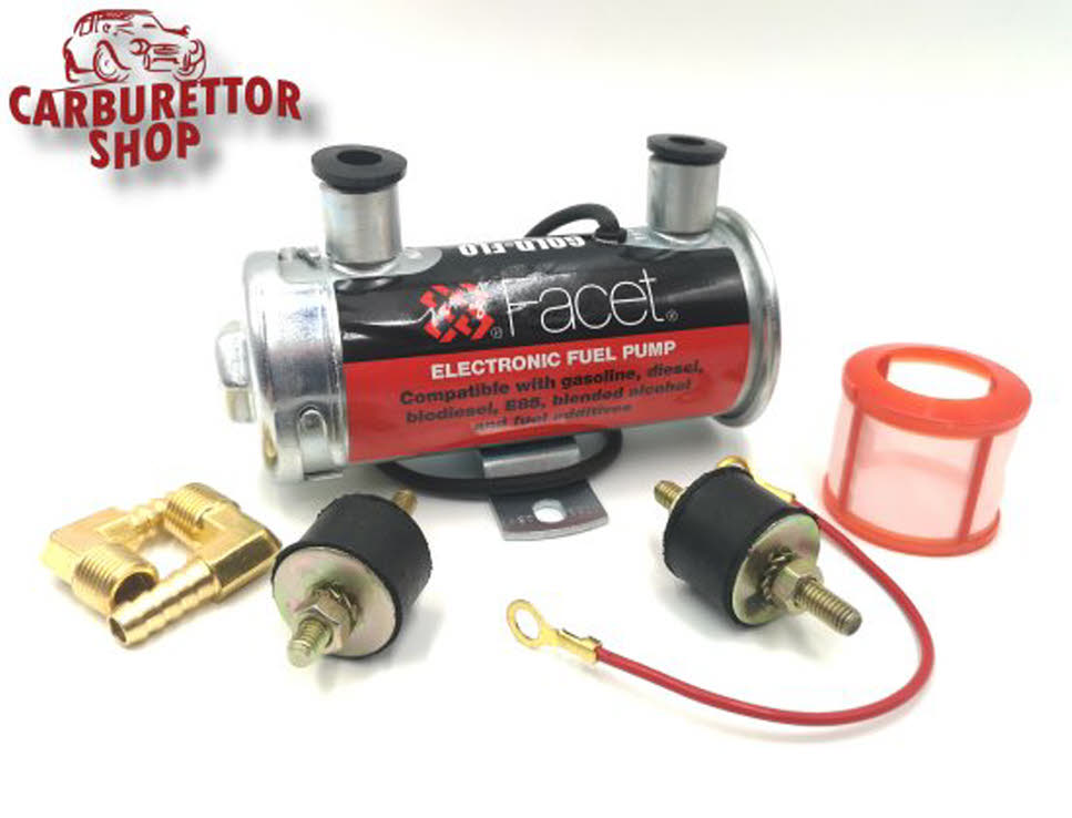 GENUINE FACET RED TOP FUEL PUMP FOR 200 BHP CARBS 480532E 