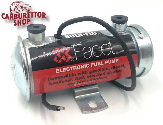Facet Silver Top Electric Petrol Fuel Pump ROAD KIT CAR 