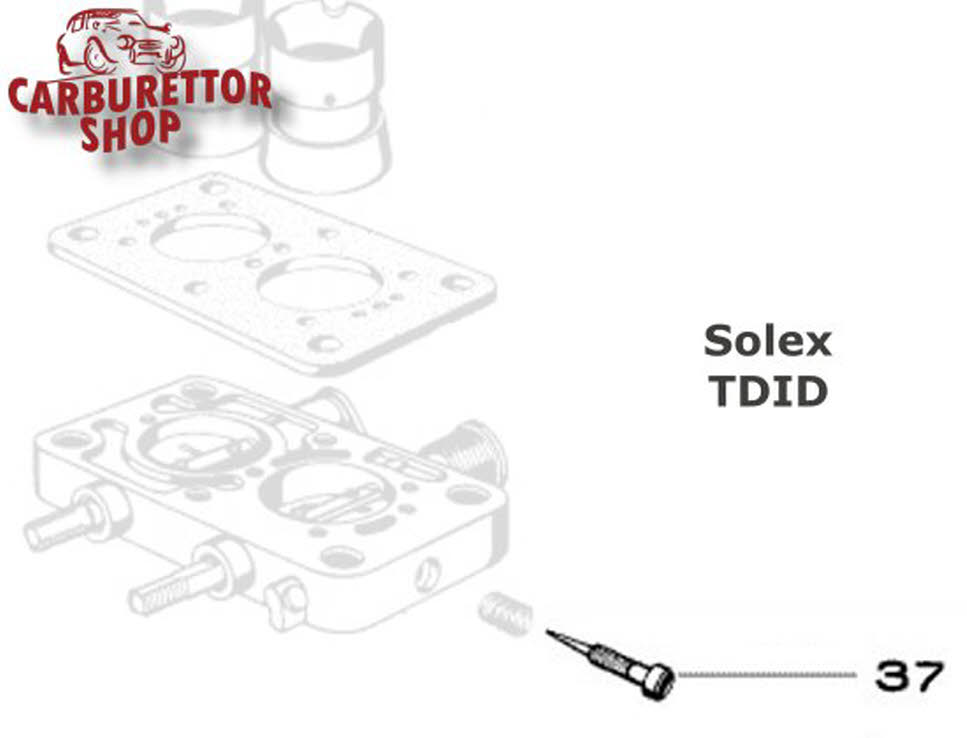 (37) Idle Mixture Screw for Solex TDID carburetor CCR9815