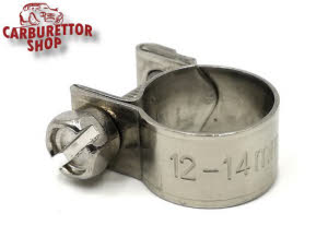 Jubilee style A2 G304 Stainless Steel Metric Hose Clips Pipe Clamps Multi Size 